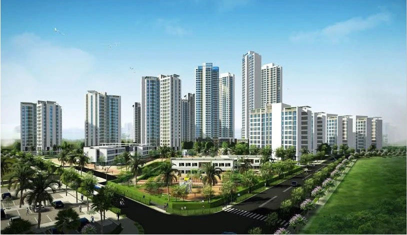 Toàn cảnh Khu đô thị mới Pháp Vân - Tứ Hiệp, Quận Hoàng Mai