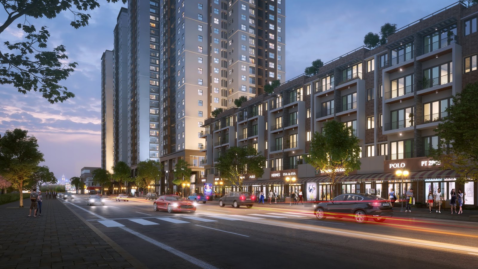 Không gian sống xanh và tiện ích tại KĐT Green Park