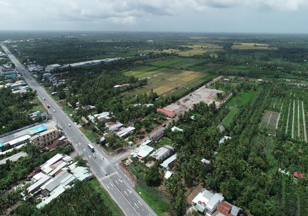Khu dân cư Minh Trí và khu vực Hậu Giang