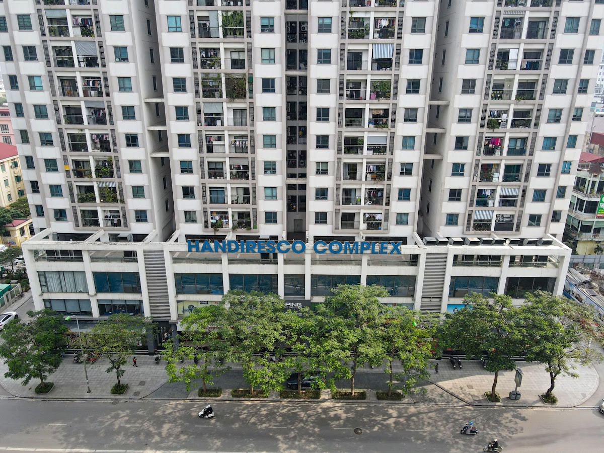 Toàn cảnh chung cư Handi Resco Lê Văn Lương, quận Thanh Xuân