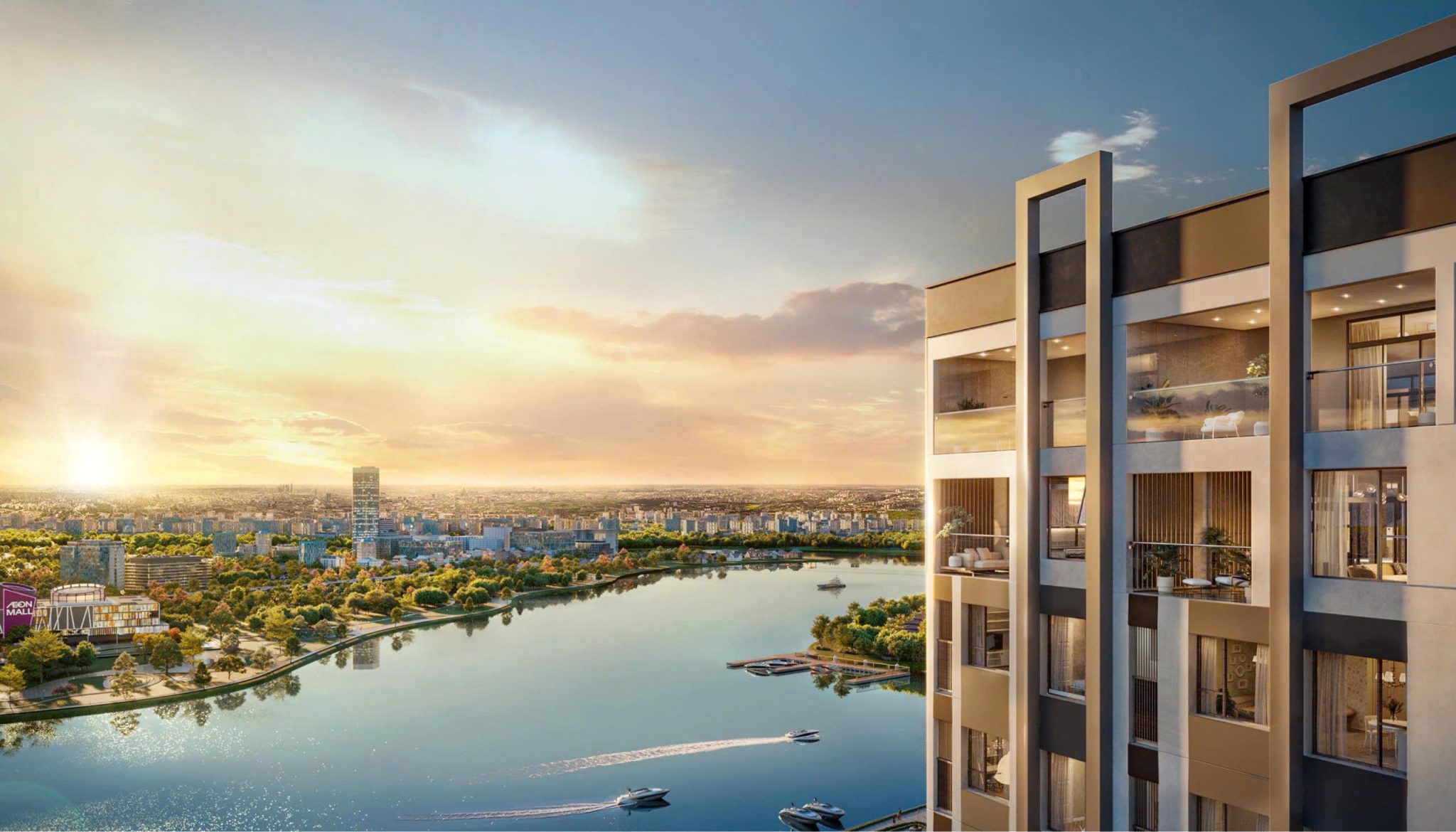 Thiết kế nội thất hiện đại tại căn hộ Fresia Riverside