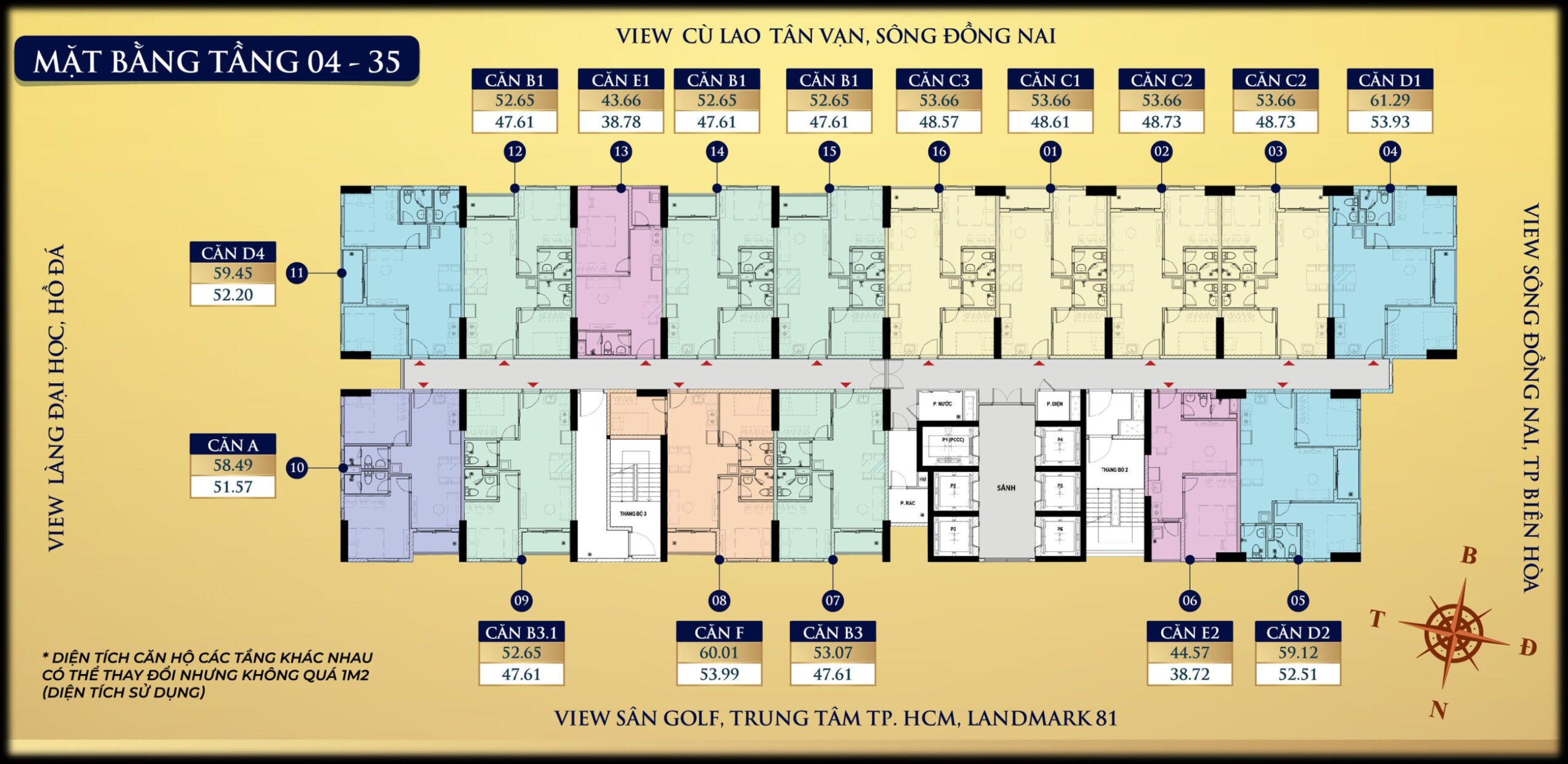 Sơ đồ mặt bằng chi tiết dự án Bcons Avenue