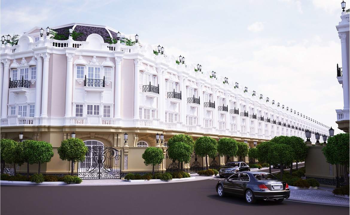 Phối cảnh tổng thể Khu dân cư Ninh Giang