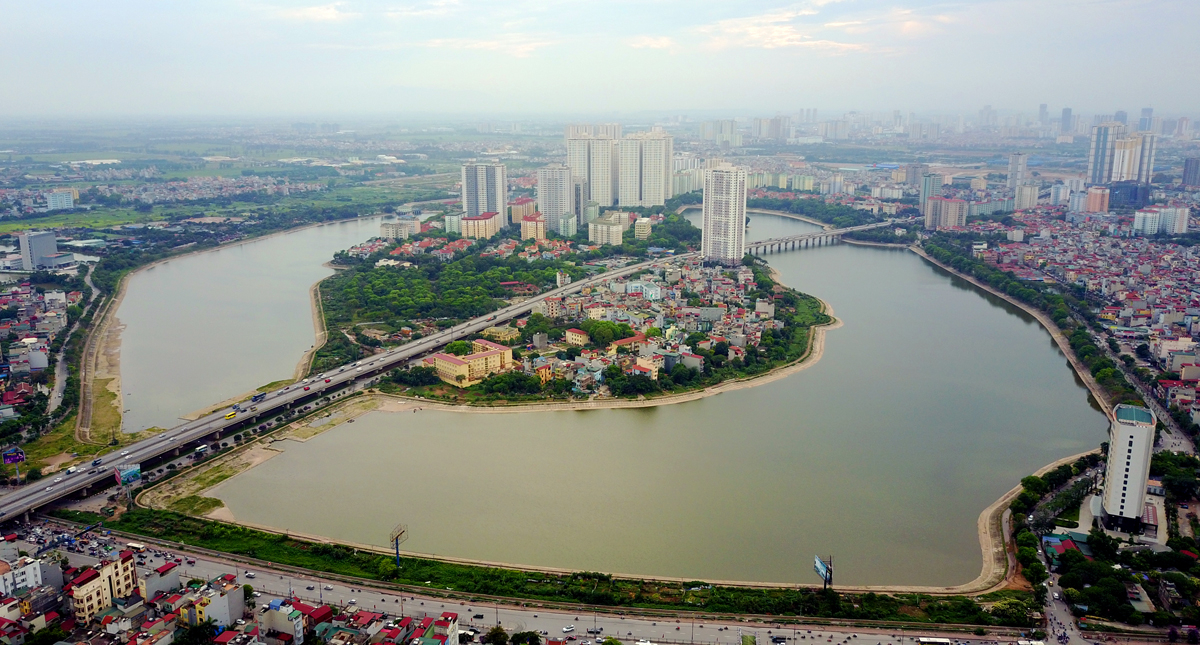 Toàn cảnh Khu đô thị mới Linh Đàm, quận Hoàng Mai