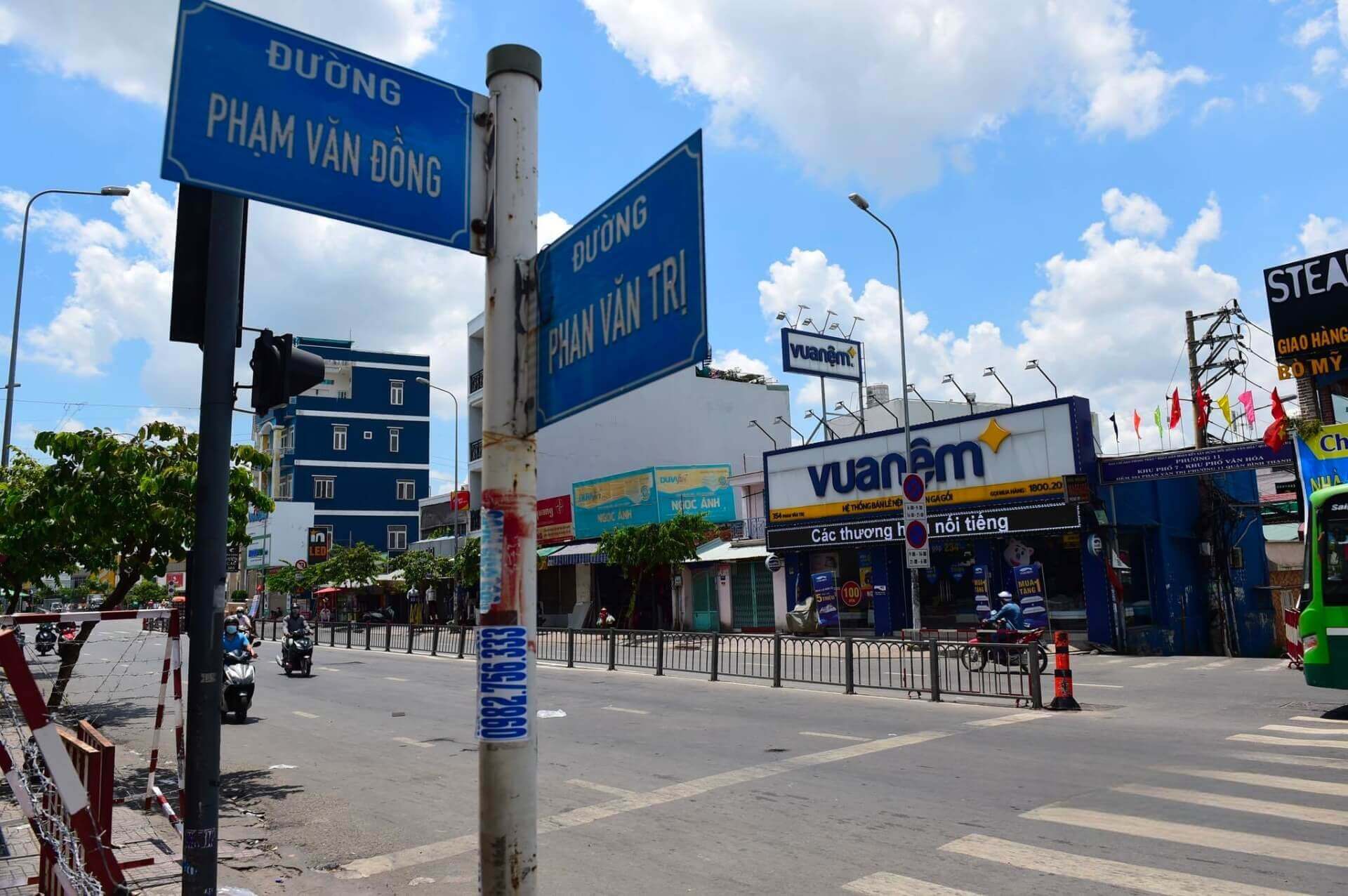 Hình ảnh đường Phan Văn Trị, Quận Gò Vấp sầm uất với nhiều tiện ích