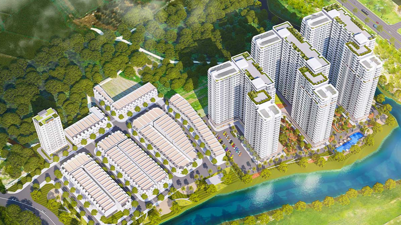 Tổng quan Khu nhà ở VietSing - Phú Chánh, TX. Tân Uyên