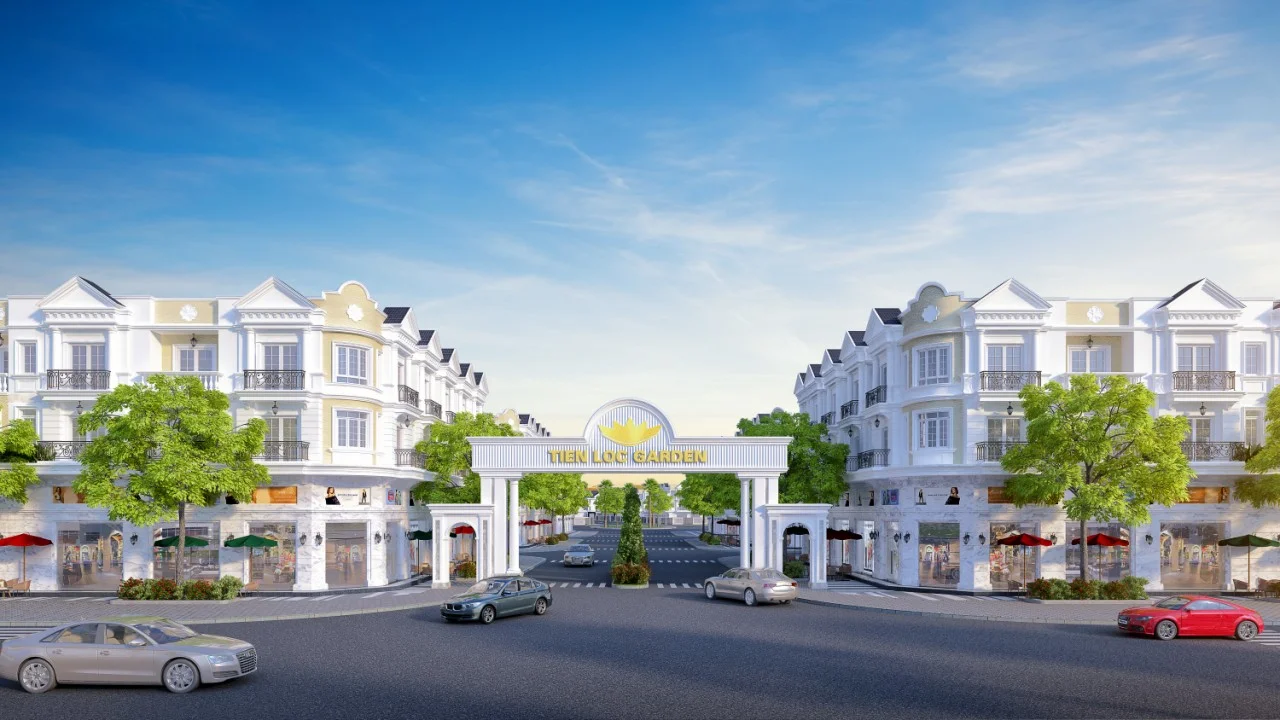 Toàn cảnh Khu dân cư Tiến Lộc Garden từ trên cao