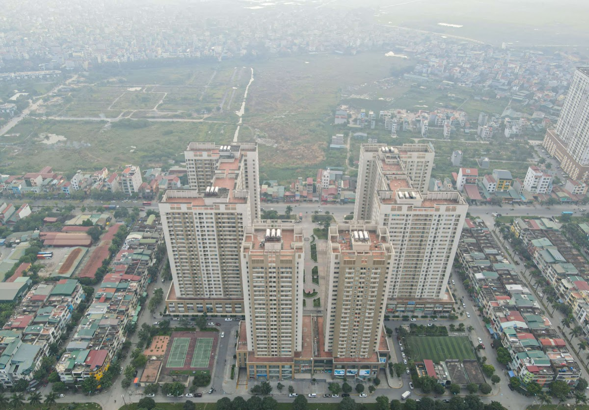 Không gian sống tại Khu đô thị mới Tân Tây Đô