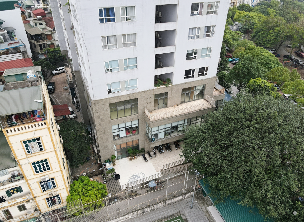Khu vực xung quanh chung cư Sông Đà 7 Cầu Giấy