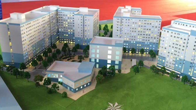 Thiết kế thực tế bên trong căn hộ NOXH Thới Bình