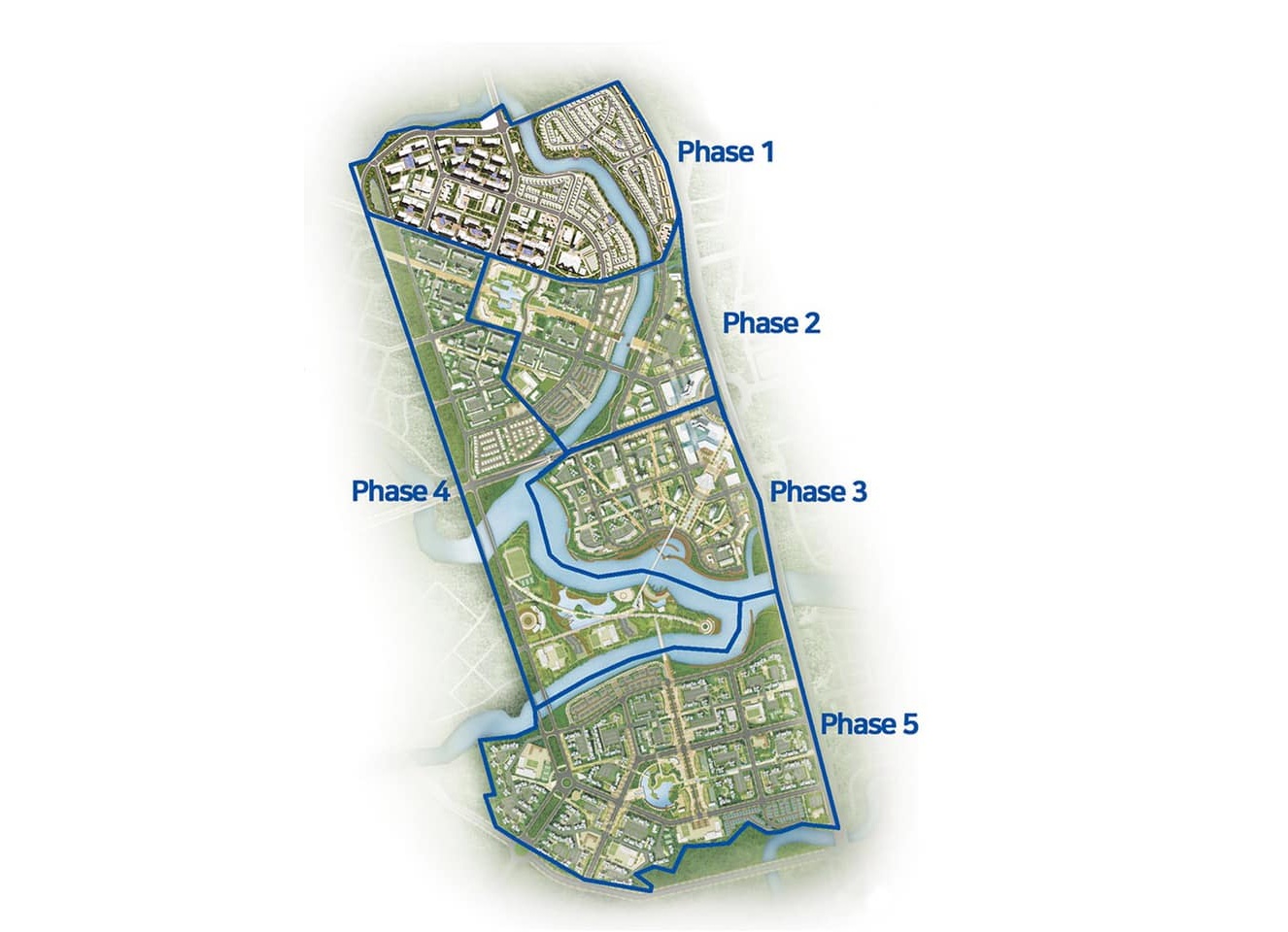 Sơ đồ mặt bằng phân khu 1.1 Zeitgeist River County 1 tại GS Metrocity