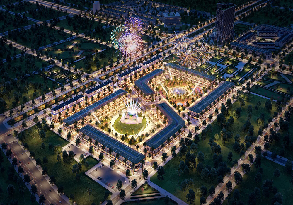 Kiến trúc tân cổ điển sang trọng tại Royal Park Huế