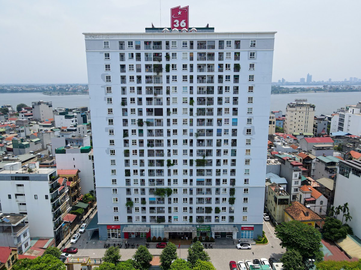 Toàn cảnh chung cư CT36 Xuân La, quận Tây Hồ