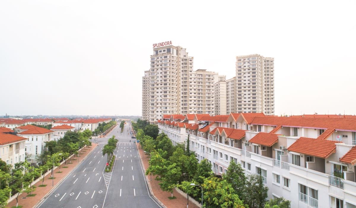 Không gian sống tại Khu đô thị Splendora Bắc An Khánh