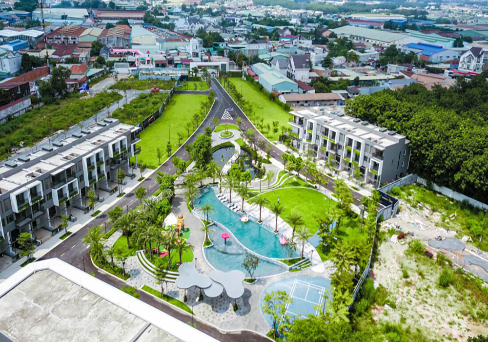 Toàn cảnh khu compound The Standard Central Park, Tân Uyên, Bình Dương