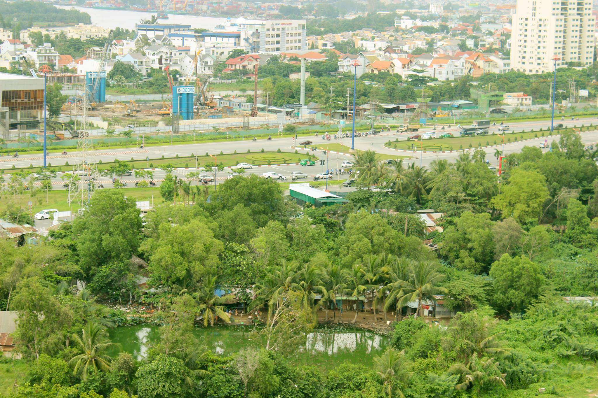 Đường nội khu rộng rãi, khang trang tại KDC An Lộc - An Phúc