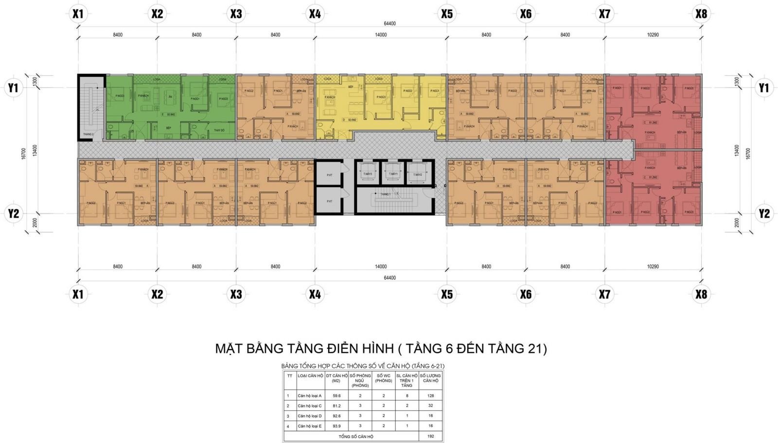 Sơ đồ mặt bằng căn hộ tại chung cư Cửu Long, Bình Thạnh