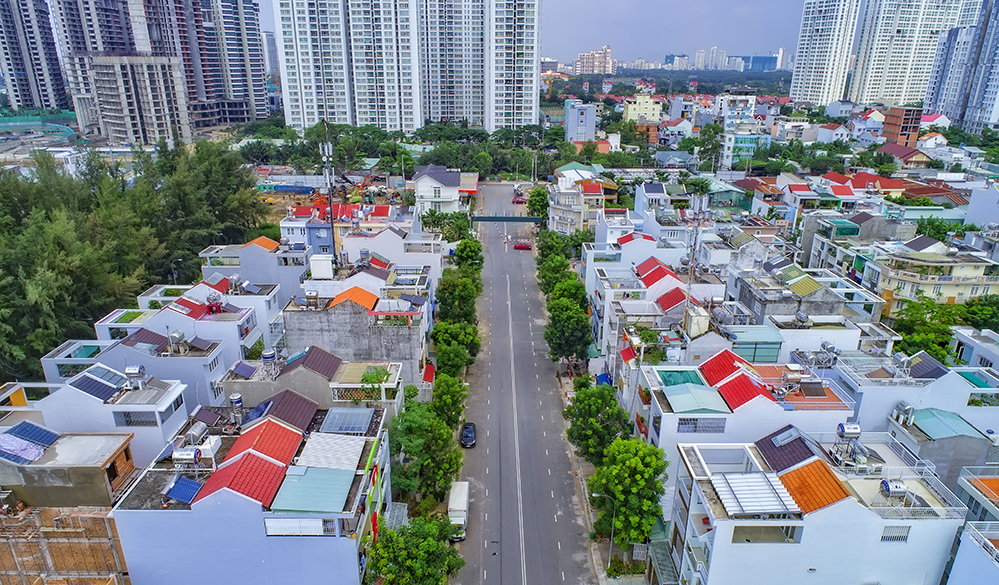 Không gian sống xanh tại Sadeco Phước Kiển