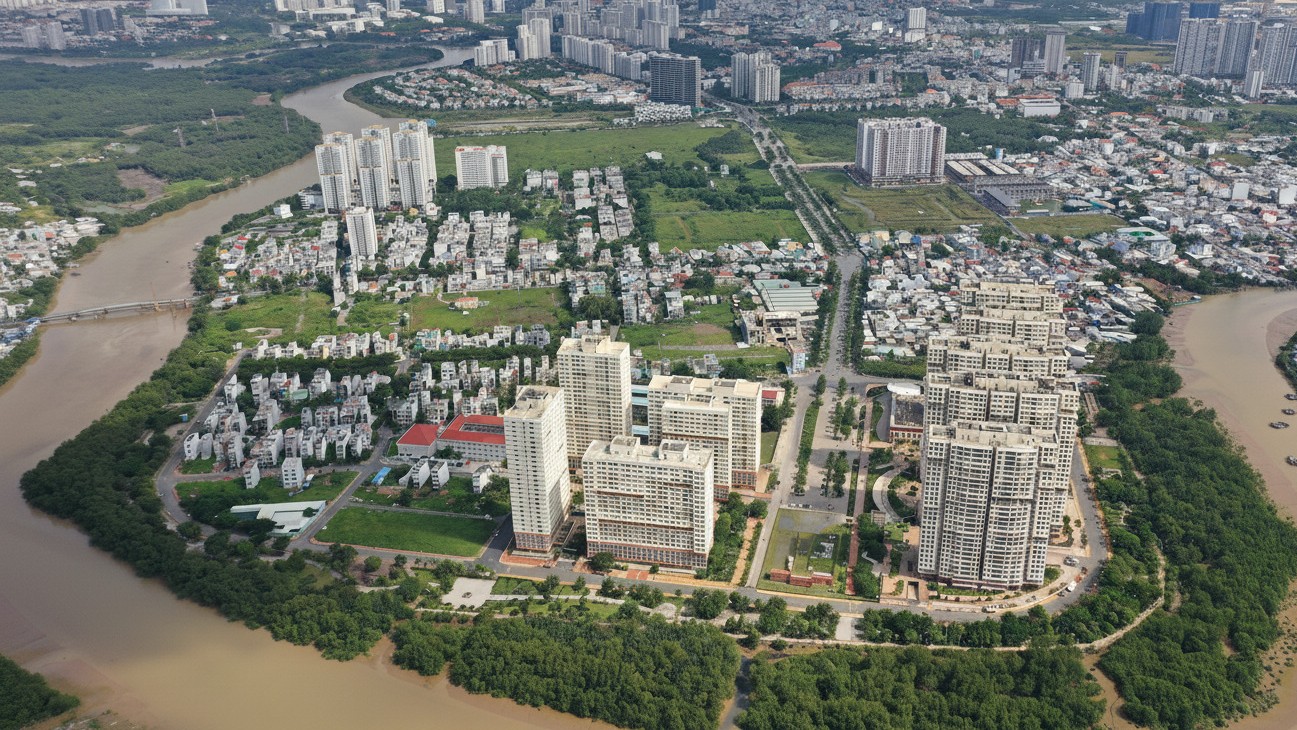 Nhà phố tại Khu tái định cư Phú Mỹ 2