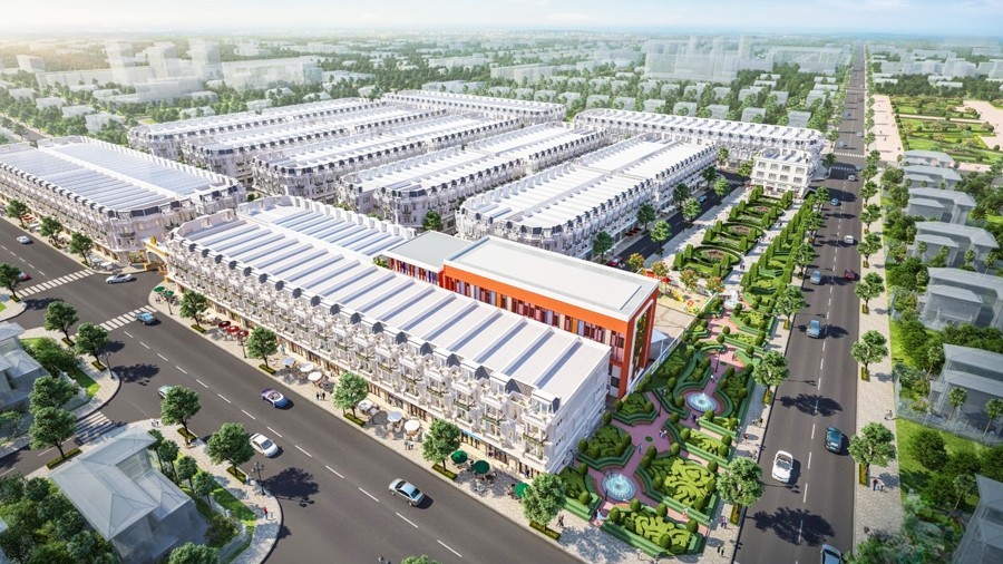 Phối cảnh KDC Icon Central, Dĩ An, Bình Dương