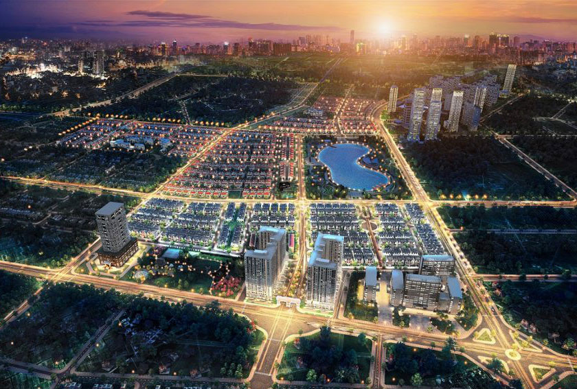 Không gian sống xanh tại Biệt thự An Vượng, KĐT Dương Nội