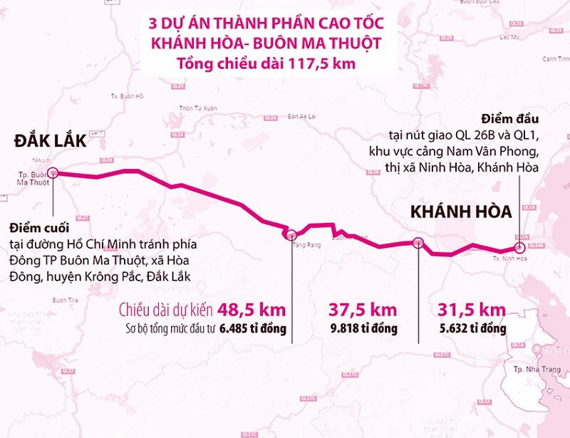 cao tốc Khánh Hòa Buôn Ma Thuột