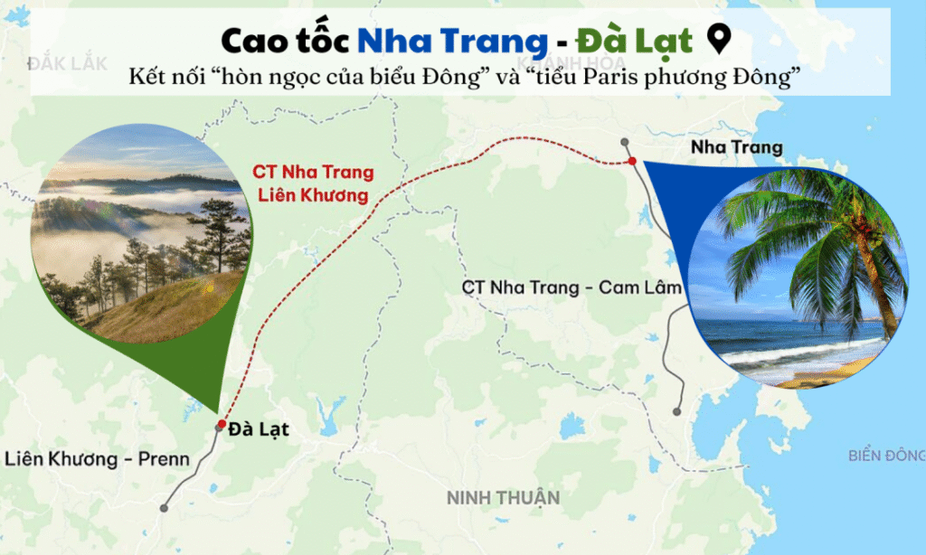 Cao tốc Nha Trang Đà Lạt sẽ là cú hích tăng giá bất động sản khu vực