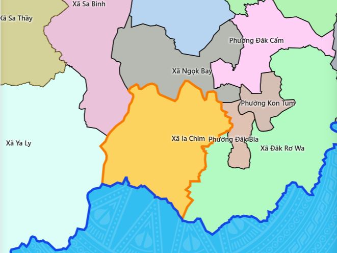 Bản đồ xã Ia Chim - Nhấn để xem ảnh lớn