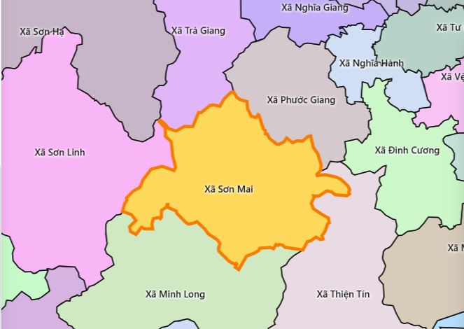 Bản đồ xã Sơn Mai - Nhấn để xem ảnh lớn