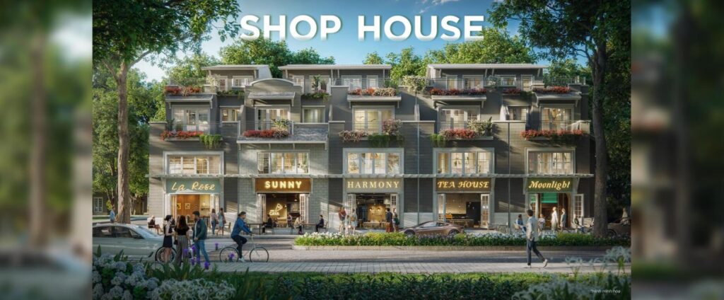 Shophouse vừa để ở vừa tích hợp kinh doanh