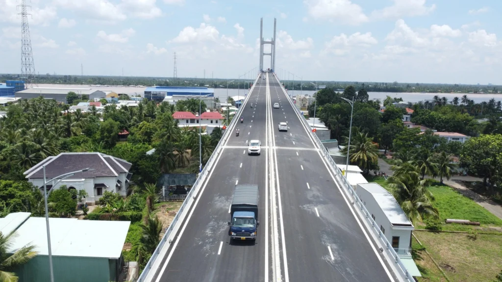 Cầu Rạch Miễu 2 rút ngắn thời gian di chuyển và giảm chi phí vận chuyển, các sản phẩm nông nghiệp của miền Tây