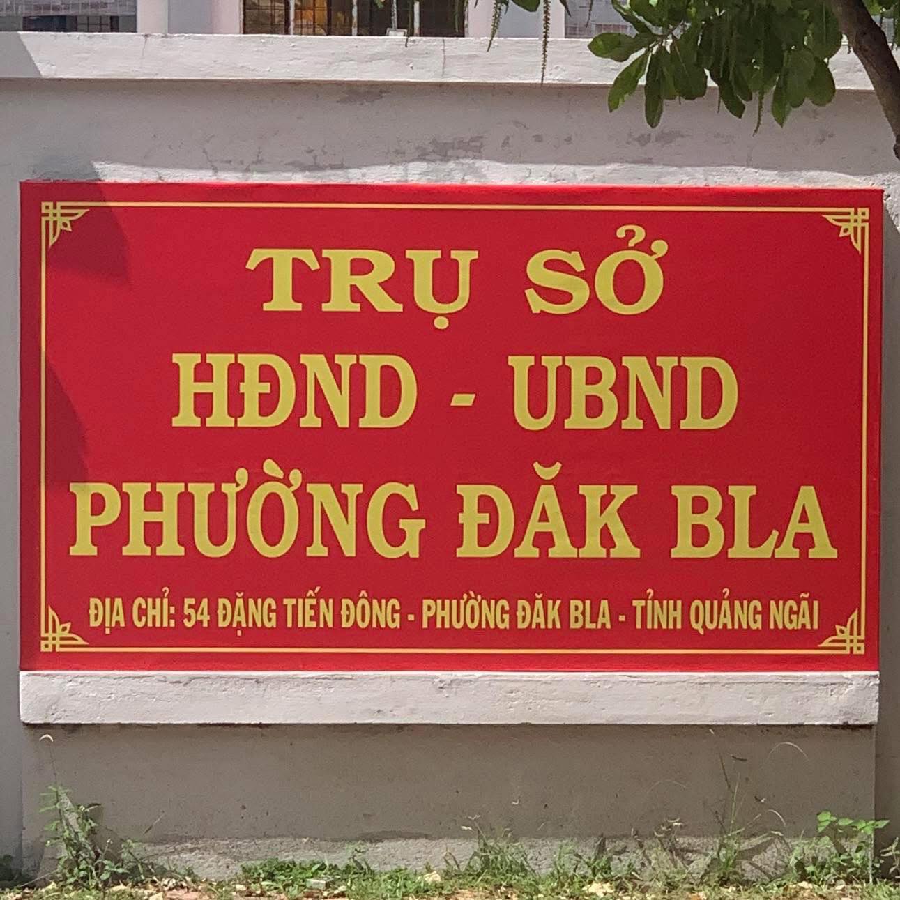 Phường Đăk Bla, Quảng Ngãi