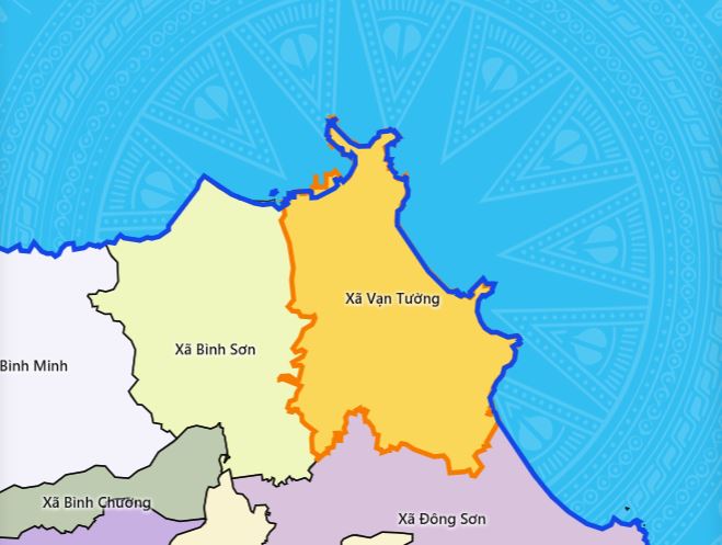 Bản đồ xã Vạn Tường - Nhấn để xem ảnh lớn