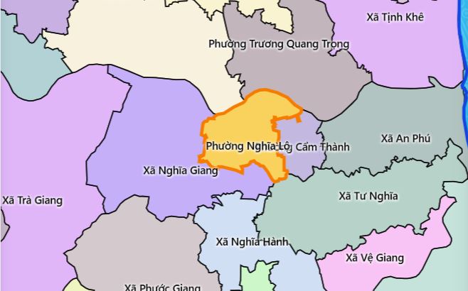 Bản đồ phường Nghĩa Lộ - Nhấn để xem ảnh lớn