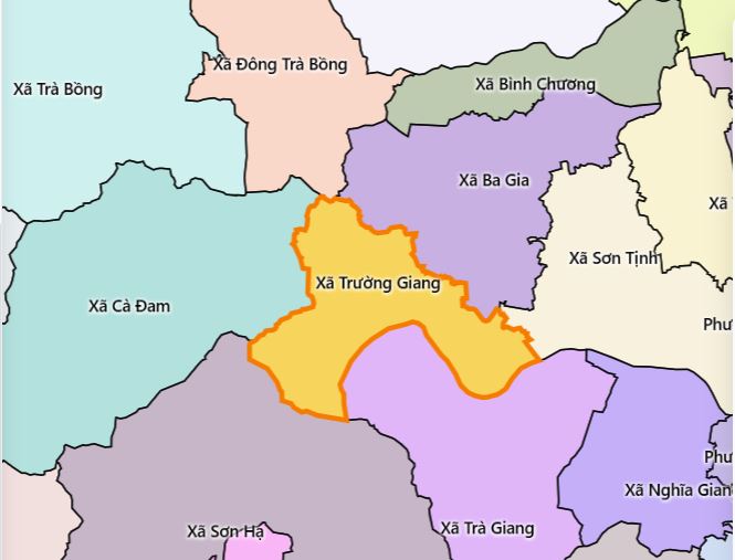 Bản đồ xã Trường Giang - Nhấn để xem ảnh lớn