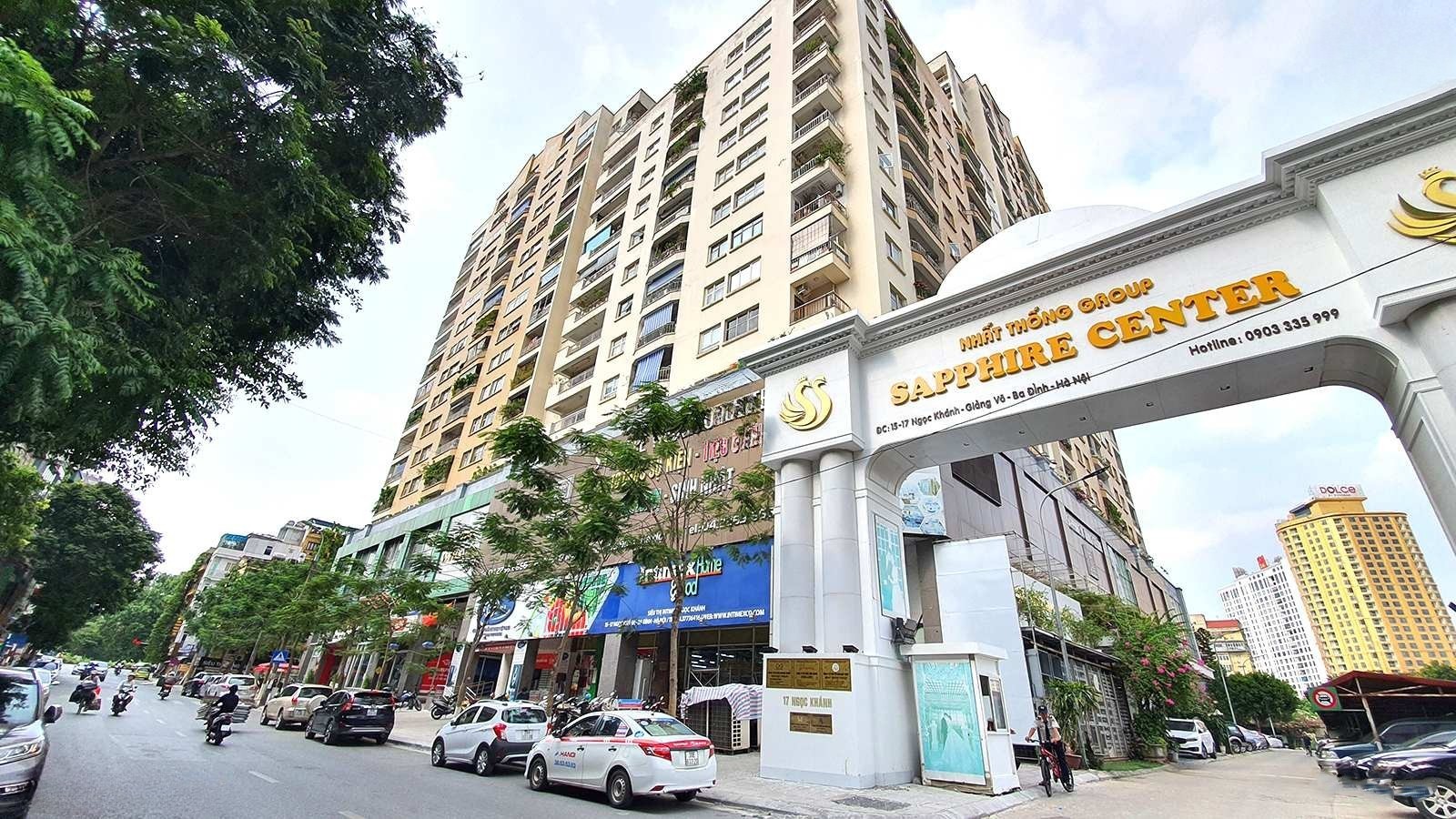 Phối cảnh tổng thể Chung cư 15–17 Ngọc Khánh