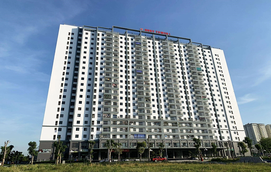 Toàn cảnh chung cư Ruby Tower tại TP Thanh Hóa