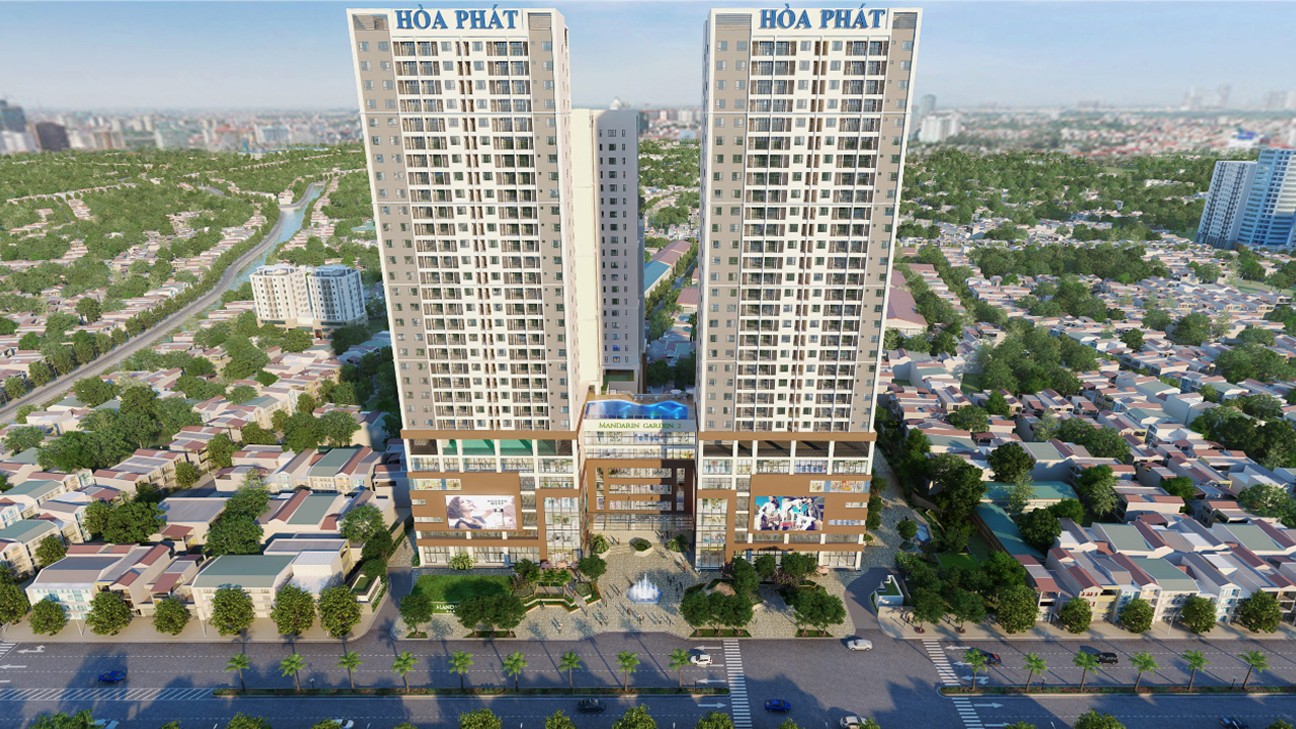Phối cảnh chung cư Mandarin Garden 2