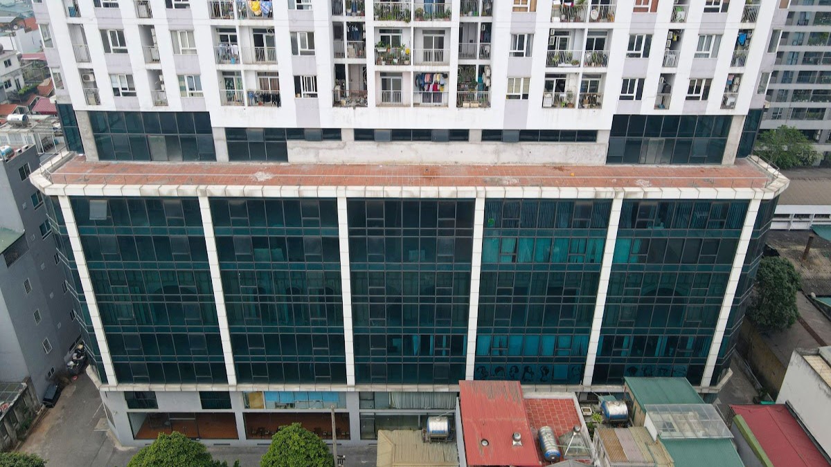 Tổng quan dự án Mỹ Sơn Tower (62 Nguyễn Huy Tưởng) từ bên ngoài