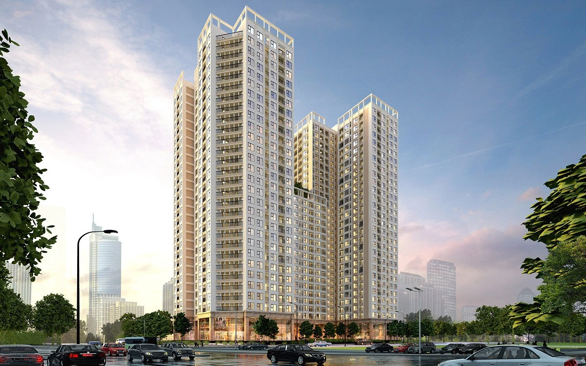 Phối cảnh nội thất căn hộ Tecco Skyville Tower hiện đại