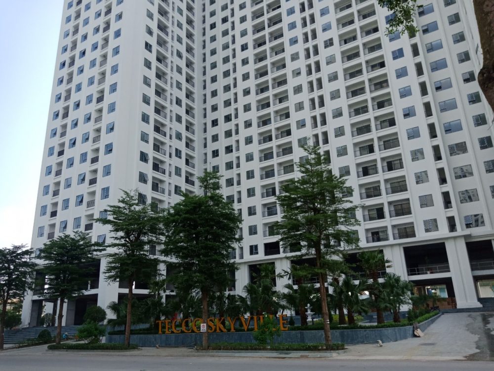 Tổng quan dự án Tecco Skyville Tower từ trên cao