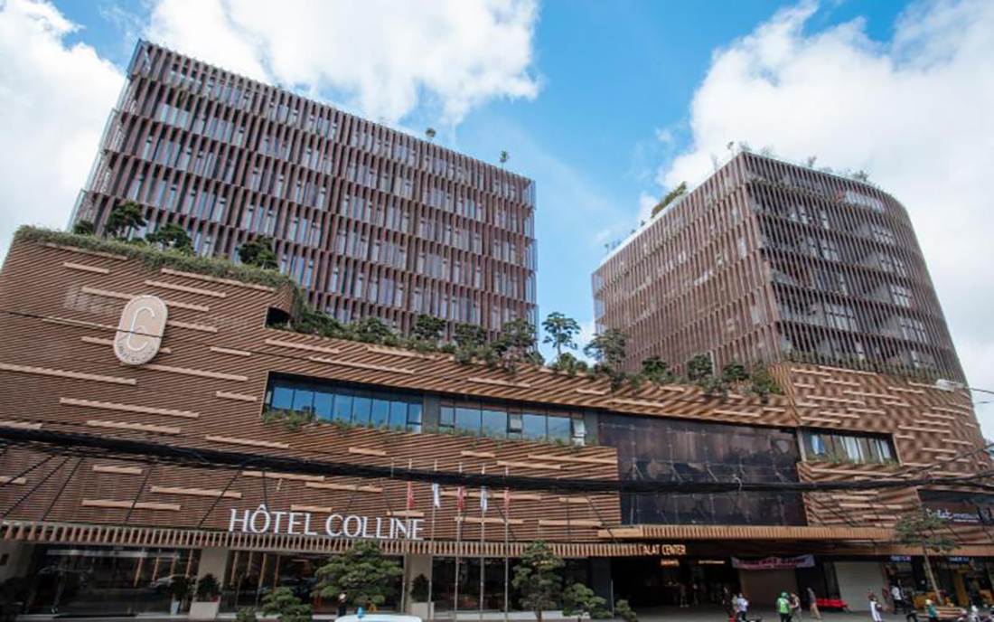 Toàn cảnh khu phức hợp Đà Lạt Center ngay Chợ Đà Lạt