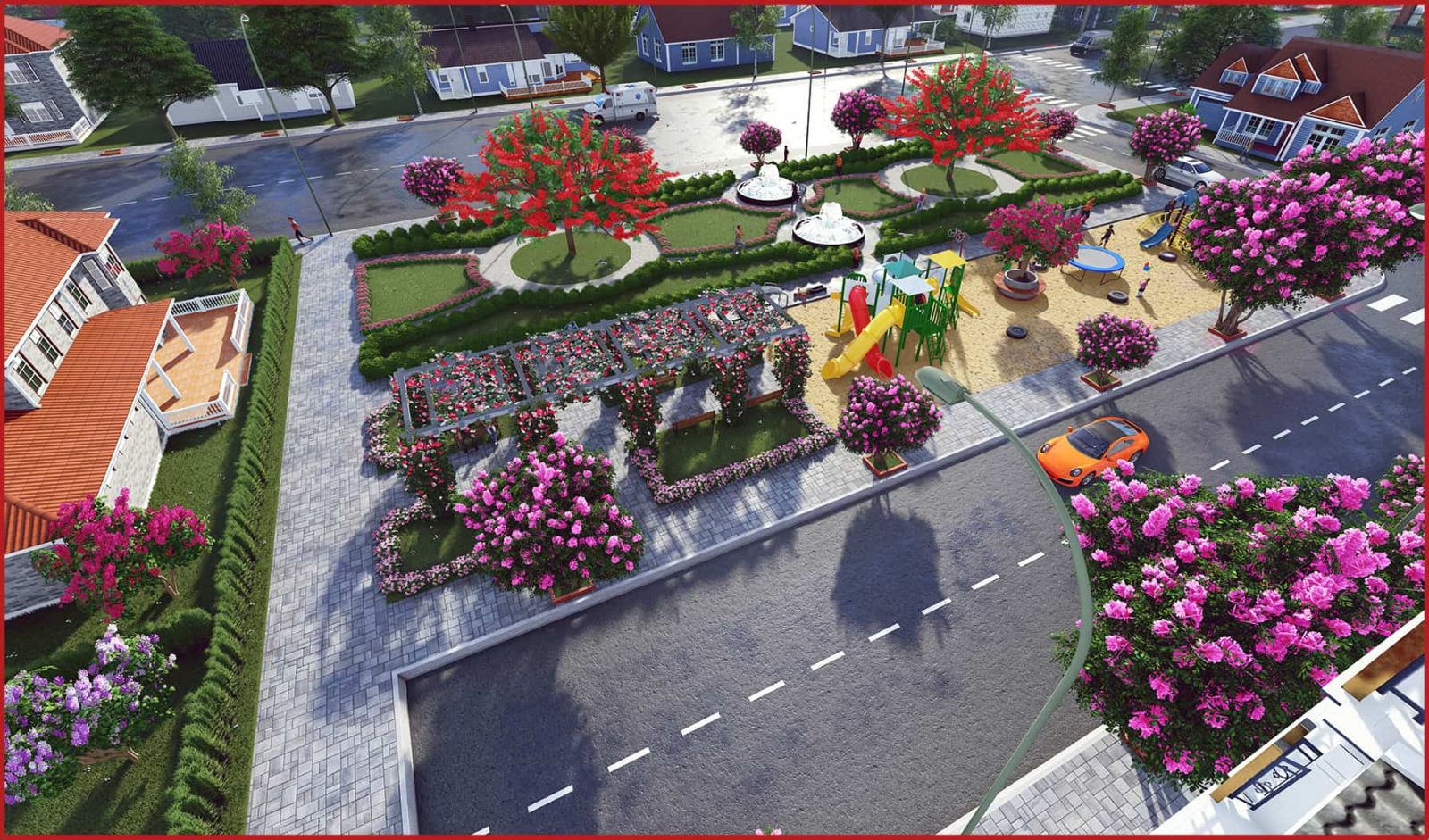 Phối cảnh Khu dân cư Lux Home Gardens, Bình Tân