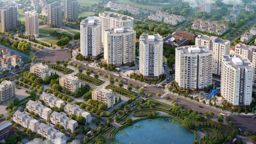 Không gian sống xanh tại Le Grand Jardin Sài Đồng