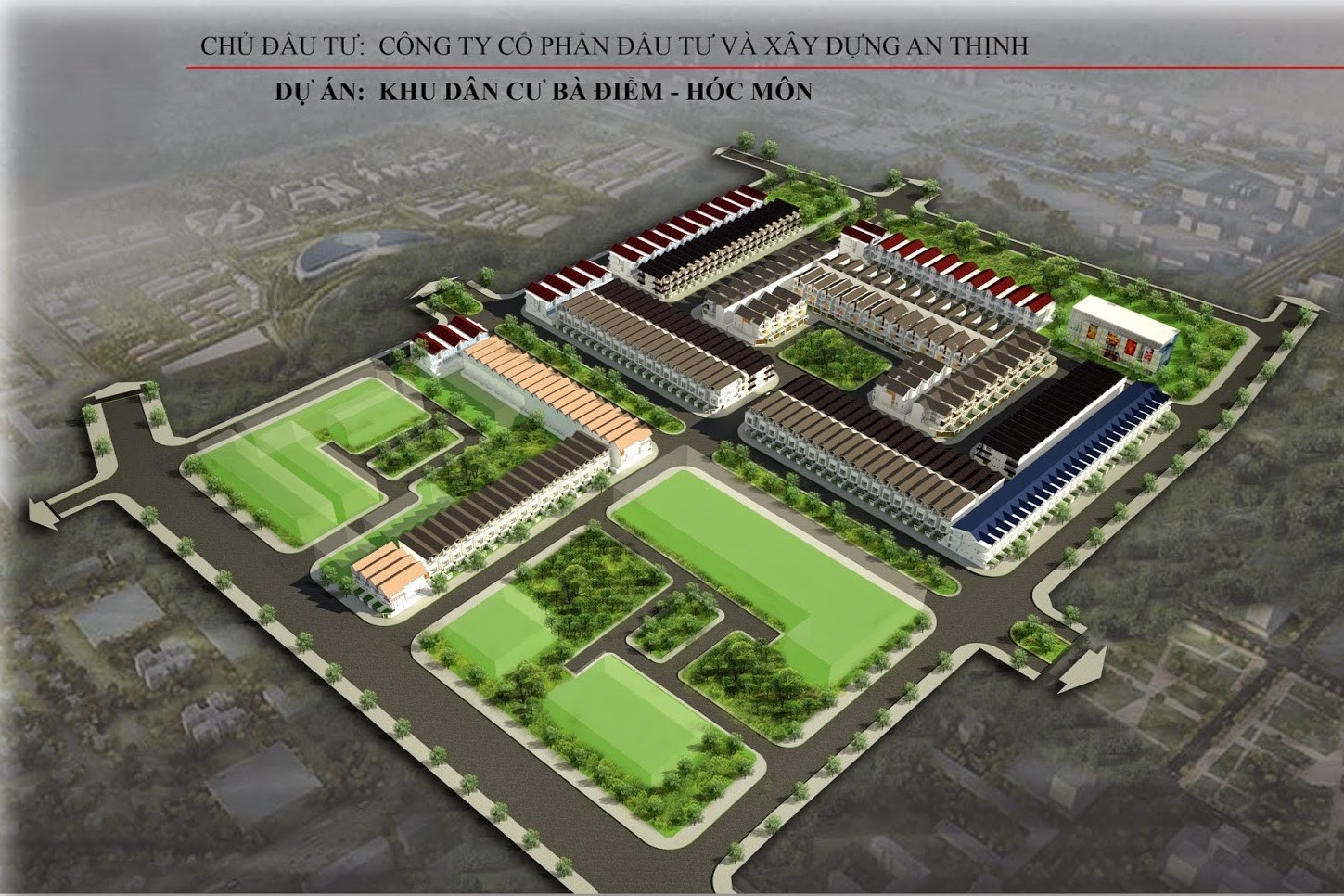 Khu dân cư An Thịnh Bà Điểm view 1