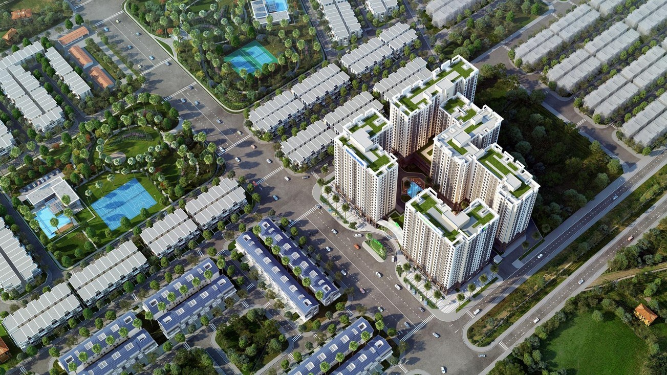 Toàn cảnh khu dân cư Việt Phú Garden - Phong Phú 4