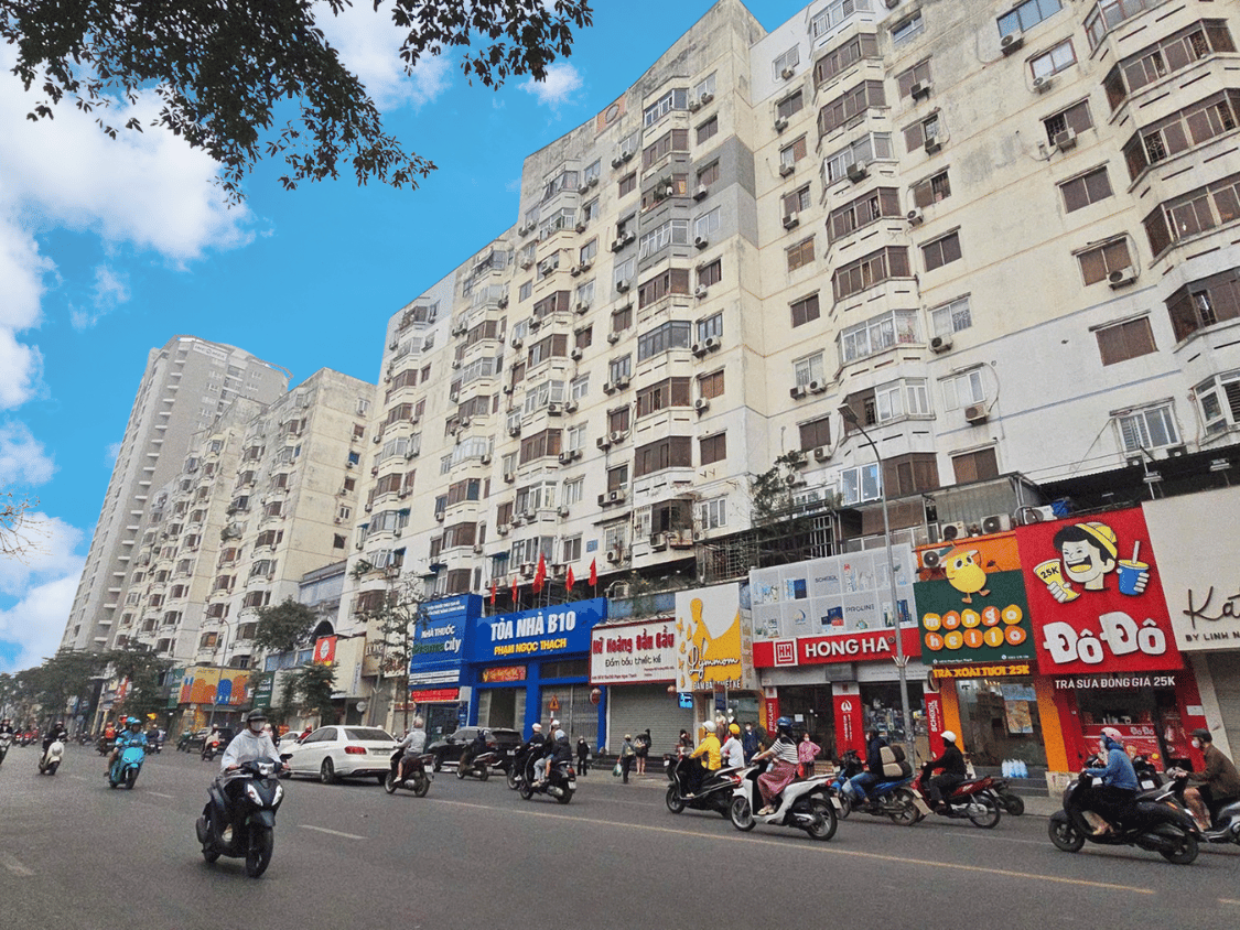 Phối cảnh Chung cư B7 - B10 Kim Liên