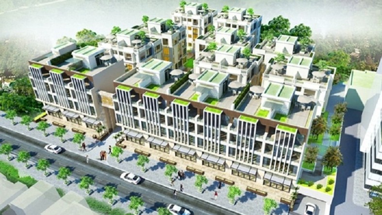 Toàn cảnh Khu nhà ở Vũ Ngọc Phan từ trên cao