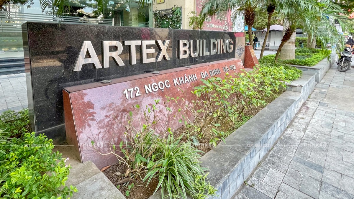 Toàn cảnh Artex Building tại trung tâm Ngọc Khánh