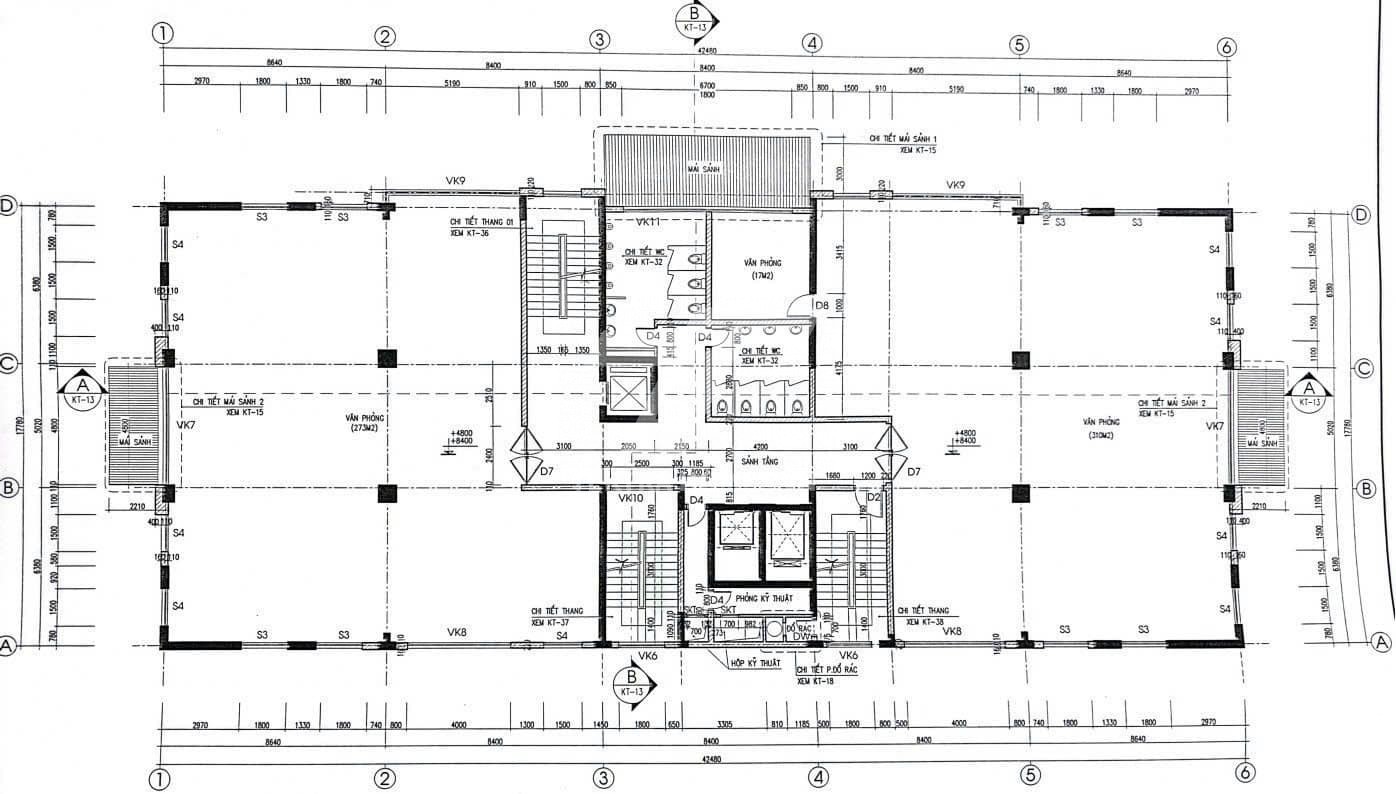 Mặt bằng điển hình căn hộ Chung cư H10 - Vinaconex 6 với các loại diện tích